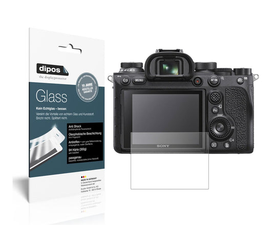 Matte Displayschutzfolie von dipos passend für Sony Alpha 7S III, 9H kratzfest und blasenfrei montiert