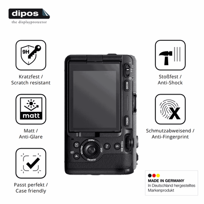 2x Screen Protector for Sony FX3A matte Flexible Glass 9H dipos