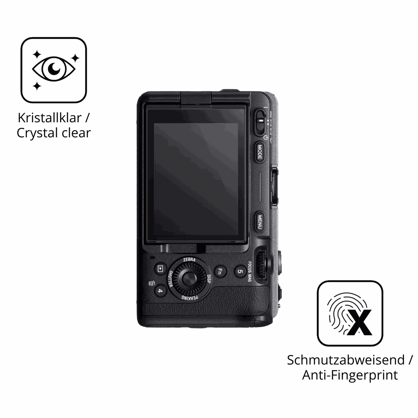 2x Screen Protector for Sony FX3A Flexible Glass 9H dipos