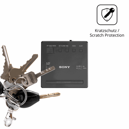 2x Screen Protector for Sony ICF-C1 Protection Anti Glare dipos