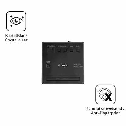 2x Screen Protector for Sony ICF-C1 Flexible Glass 9H dipos