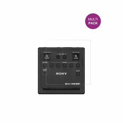 2x Screen Protector for Sony XDR-C1DBP Protection Crystal Clear dipos
