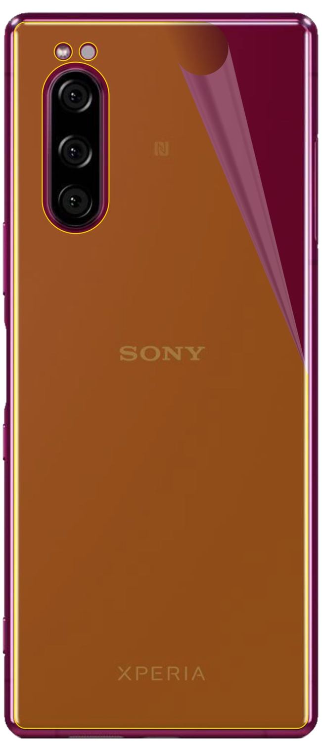 3x Screen Protector for Sony Xperia 5 back Protective Film covers 100% Flex