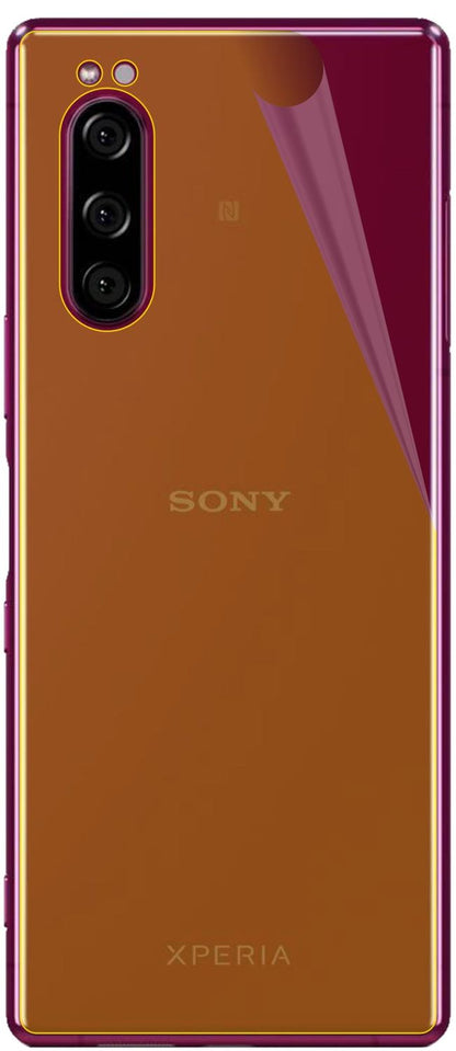 3x Screen Protector for Sony Xperia 5 back Protective Film covers 100% Flex