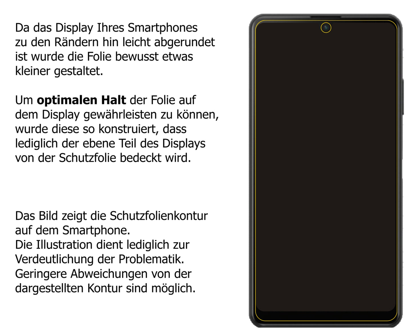 Dünne und klare Folie passend zugeschnitten für Sony Xperia Ace 2