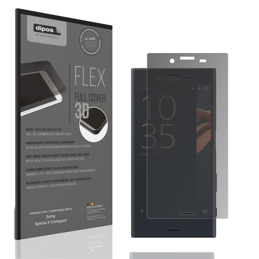 Full Cover Privacy Blickschutzfolie für Sony Xperia X Compact