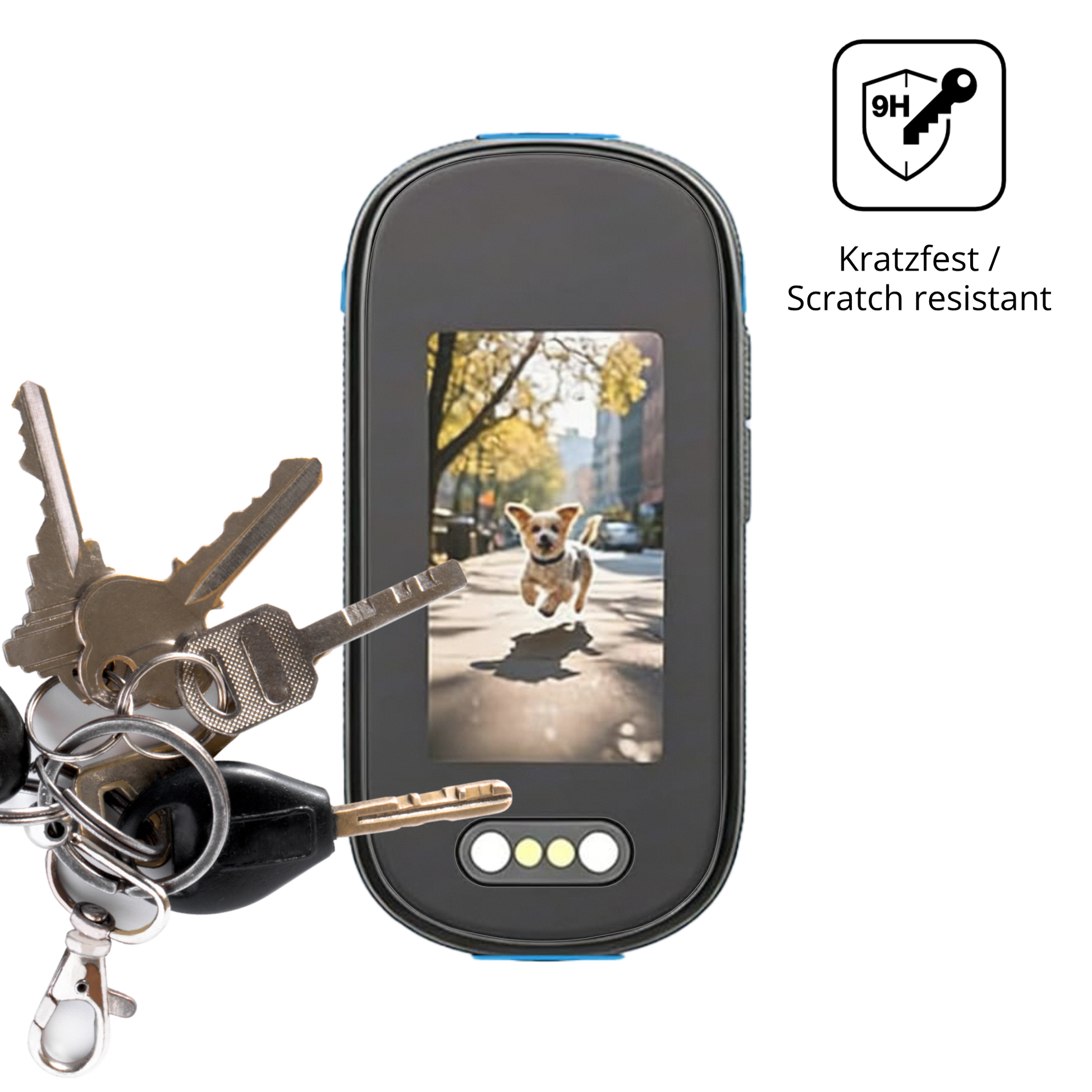 dipos Displayschutz für Sosisul 01141643 Action Cam, mattierte Oberfläche, robuste Festigkeit und perfekte Passform