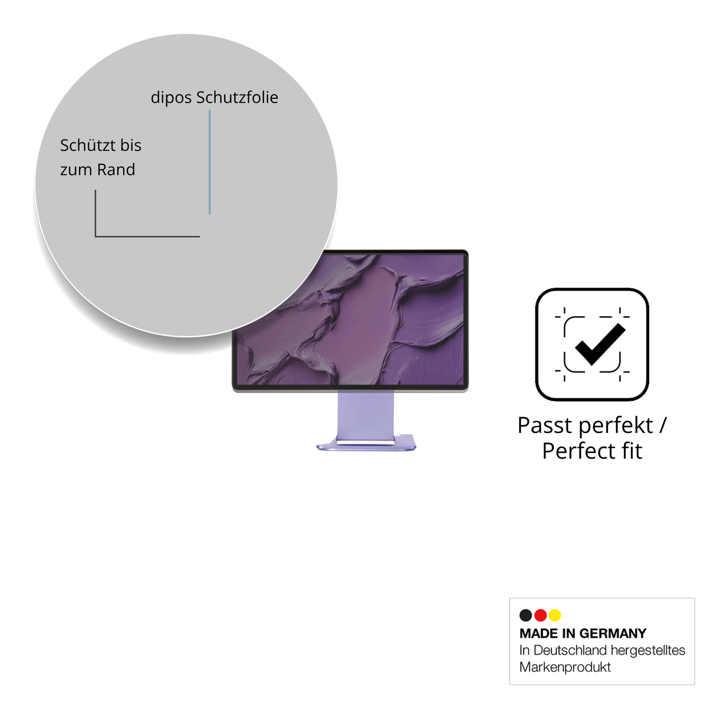 Blickschutzfolie für Sotsu FlipAction Touch 14 Zoll matt Schutzfolie Privacy