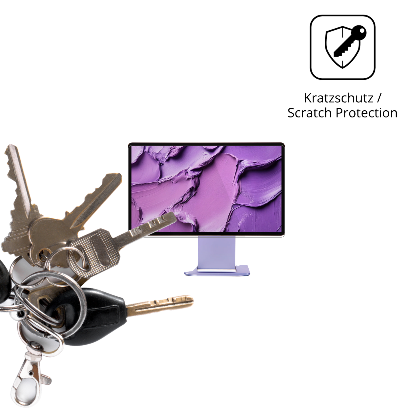 2x Schutzfolie klar für Sotsu FlipAction Touch 14 Zoll Display-Schutzfolie