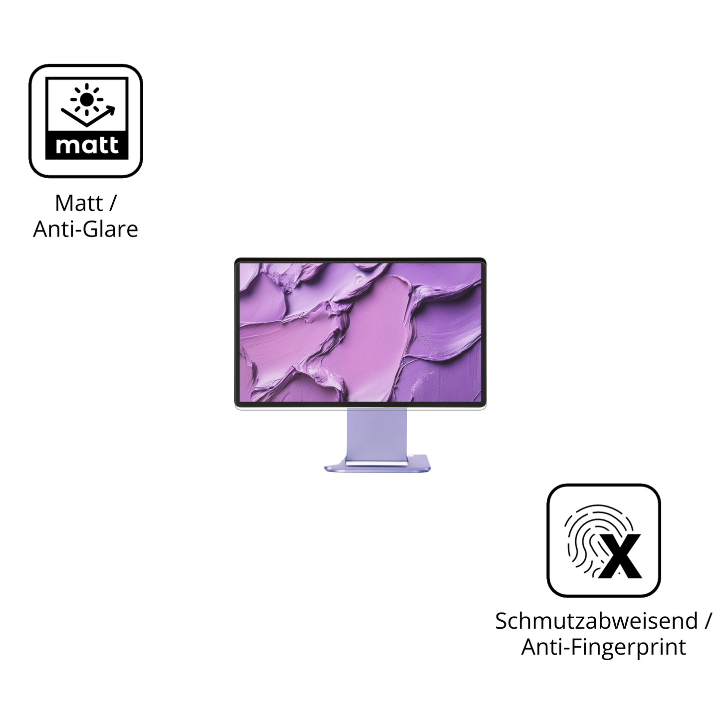 2x 9H Schutzfolie matt für Sotsu FlipAction Touch 14 Zoll Panzerfolie