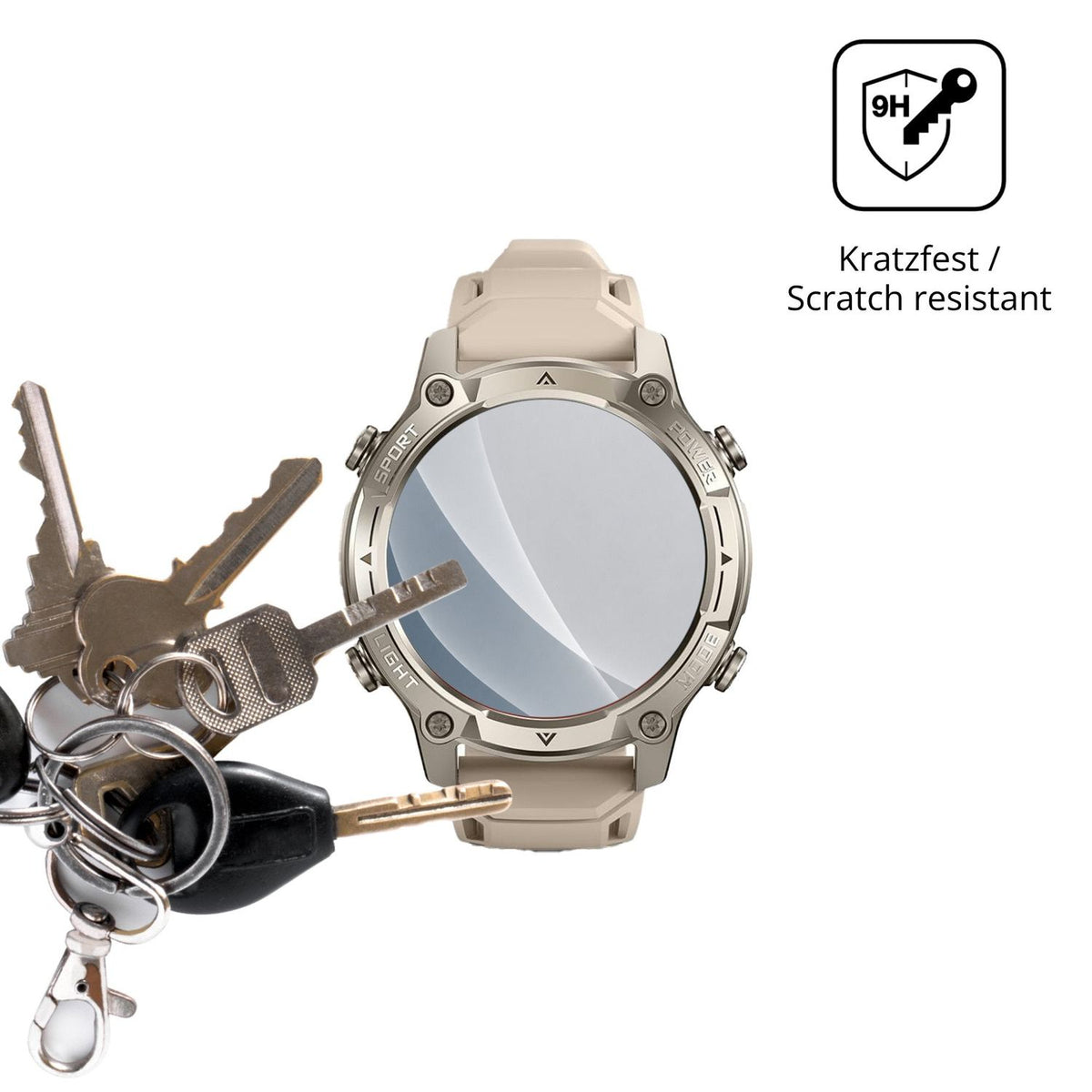 dipos Displayschutz für SOUYIE KW350C, mattierte Oberfläche, robuste Festigkeit und perfekte Passform