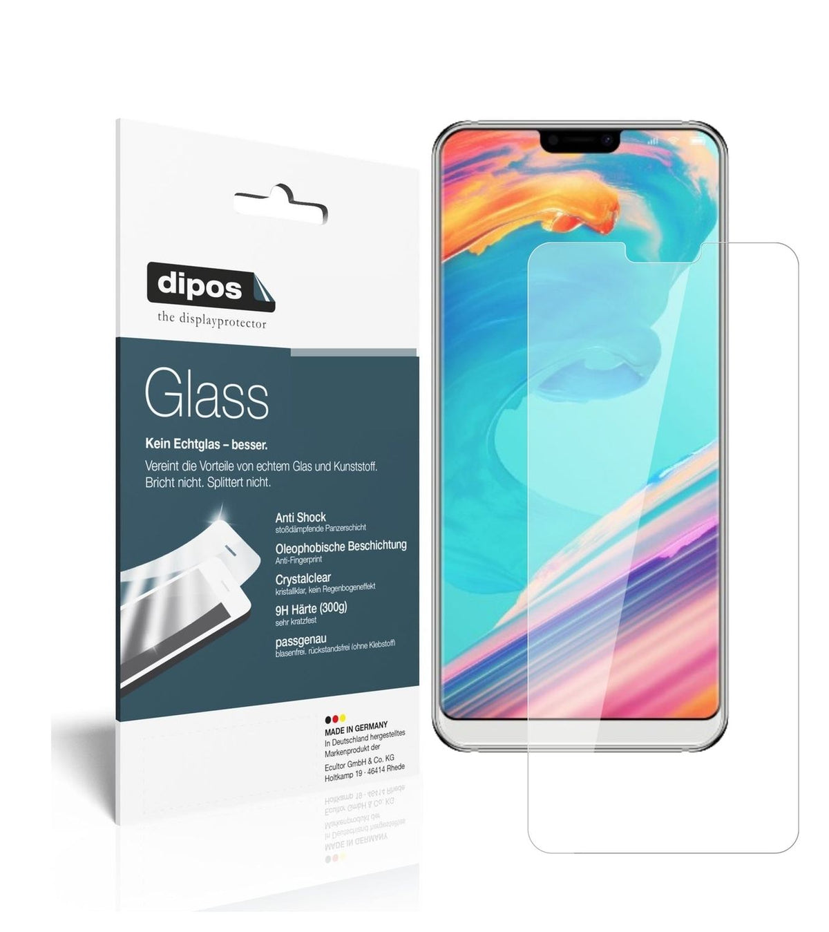 9H Clear Screen Protector for Ulefone T2 Pro – Shatterproof, Crystal Clear | dipos