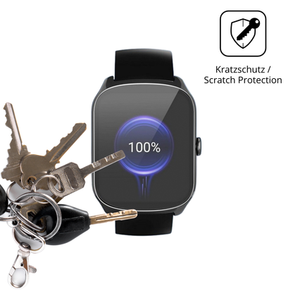 Schutz gegen Kratzer auf dem steceis68 1.95 smartwatch Glas durch Schlüssel oder Ähnliches