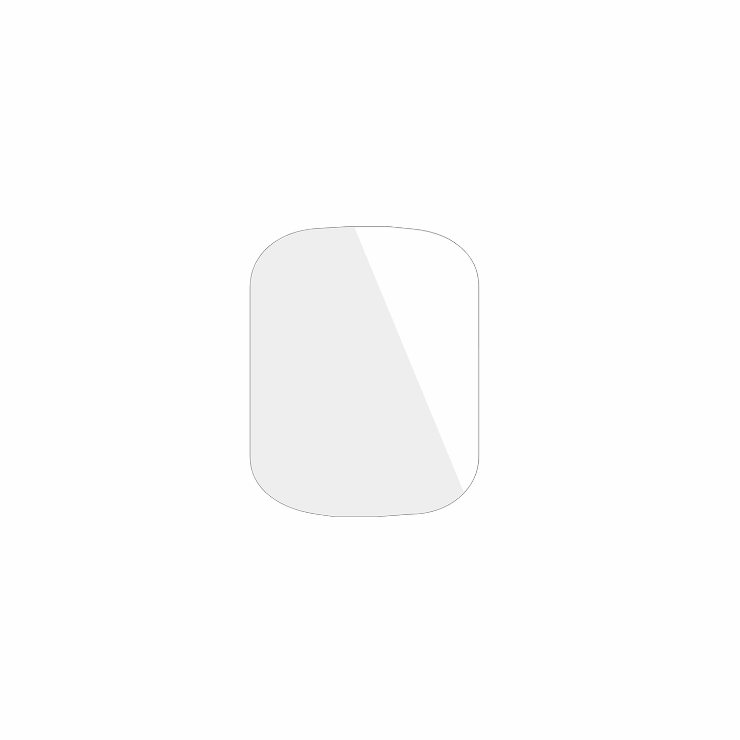 dipos Displayschutz für steceis68 1.95 smartwatch, transparente Oberfläche, geringe Dicke und perfekte Passform