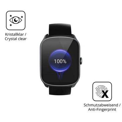 Flexible TPU-Folie passend zugeschnitten für steceis68 1.95 smartwatch, vollständige Abdeckung