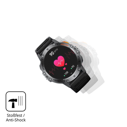 Schutz gegen Kratzer auf dem Sunkta FV23-D-GS Glas durch Schlüssel, Stöße gegen die Tischkante oder Stürze