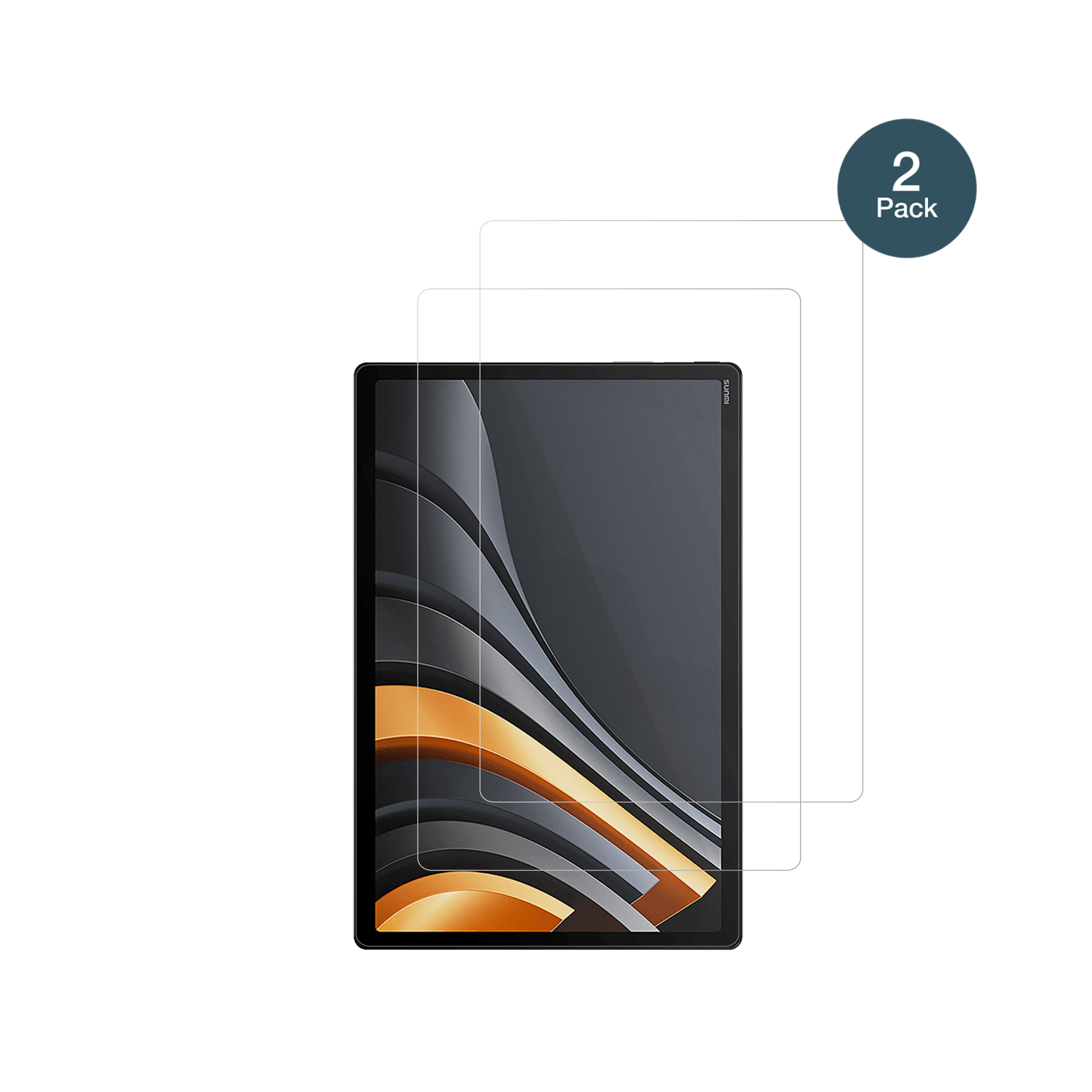 SunmiCPad 14 Zoll mit aufgebrachter dipos Flex Schutzfolie, glasklare Darstellung ohne Einschränkungen
