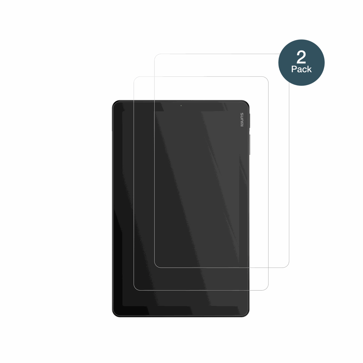 SunmiCPad 8.7 mit aufgebrachter dipos Flex Schutzfolie, glasklare Darstellung ohne Einschränkungen