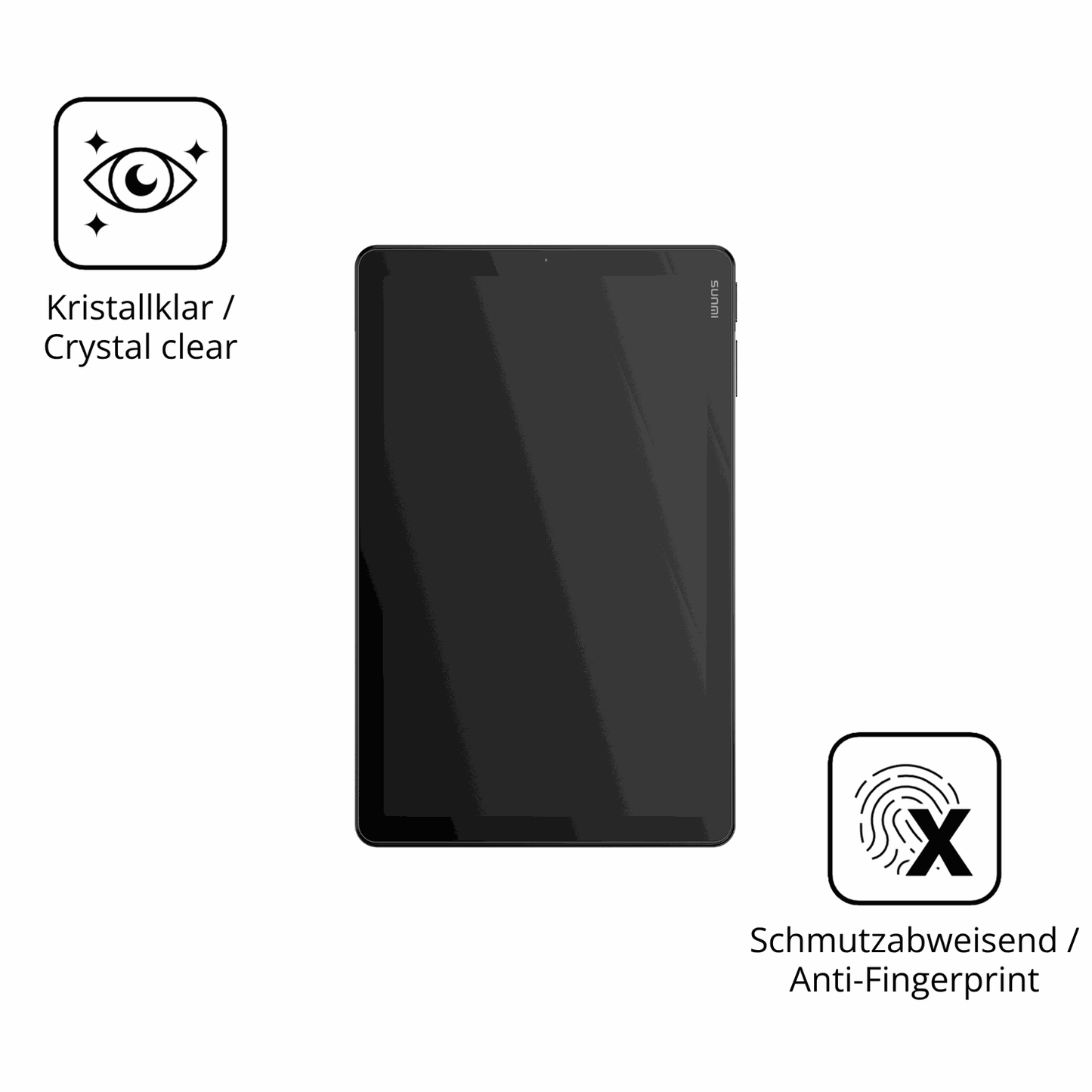 Flexible TPU-Folie passend zugeschnitten für Sunmi CPad 8.7, vollständige Abdeckung