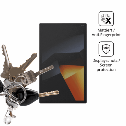 dipos Displayschutz für Sunmi Flex 3 22 Zoll, mattierte Oberfläche, Blickschutzfilter und perfekter Passform