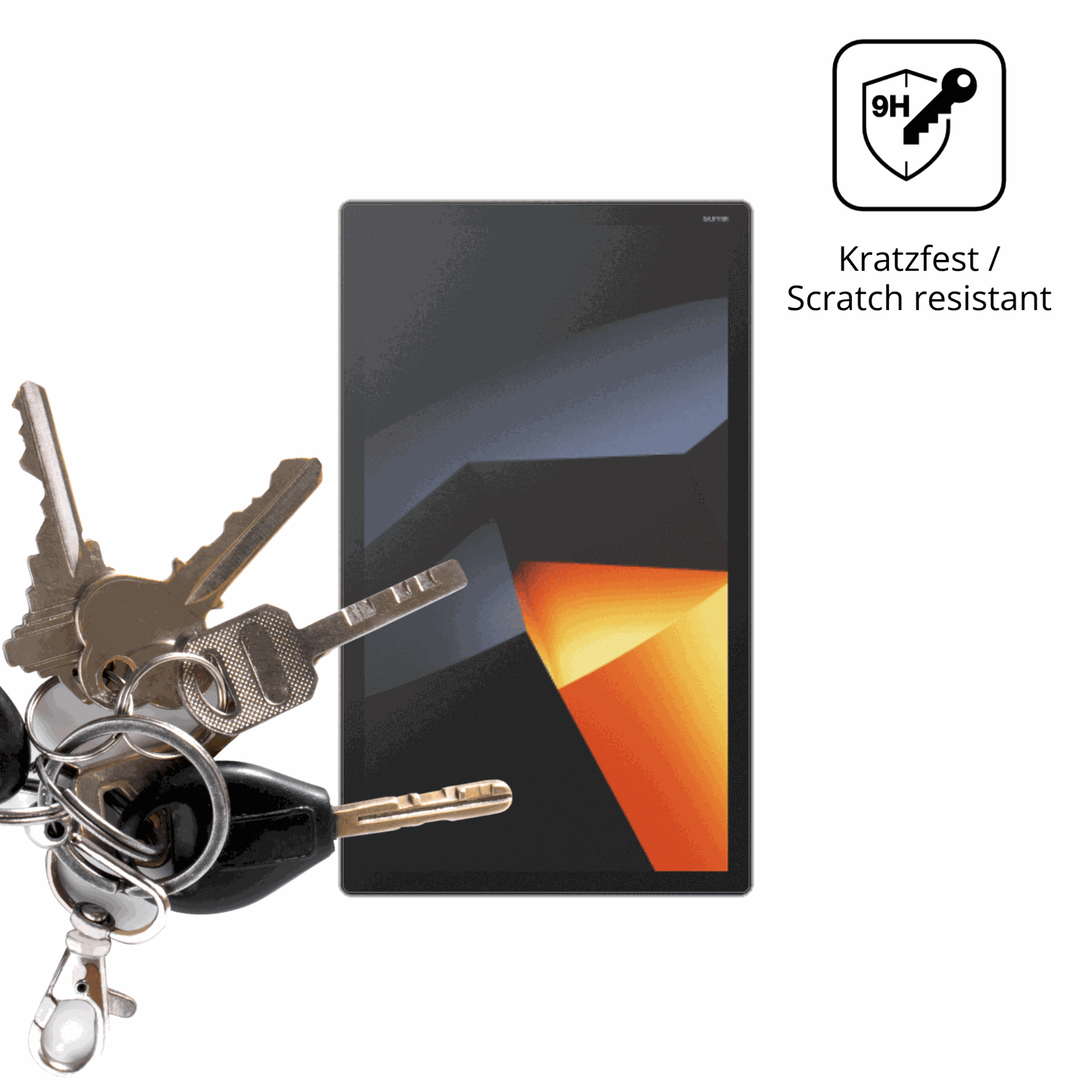 dipos Displayschutz für Sunmi Flex 3 22 Zoll, mattierte Oberfläche, robuste Festigkeit und perfekte Passform