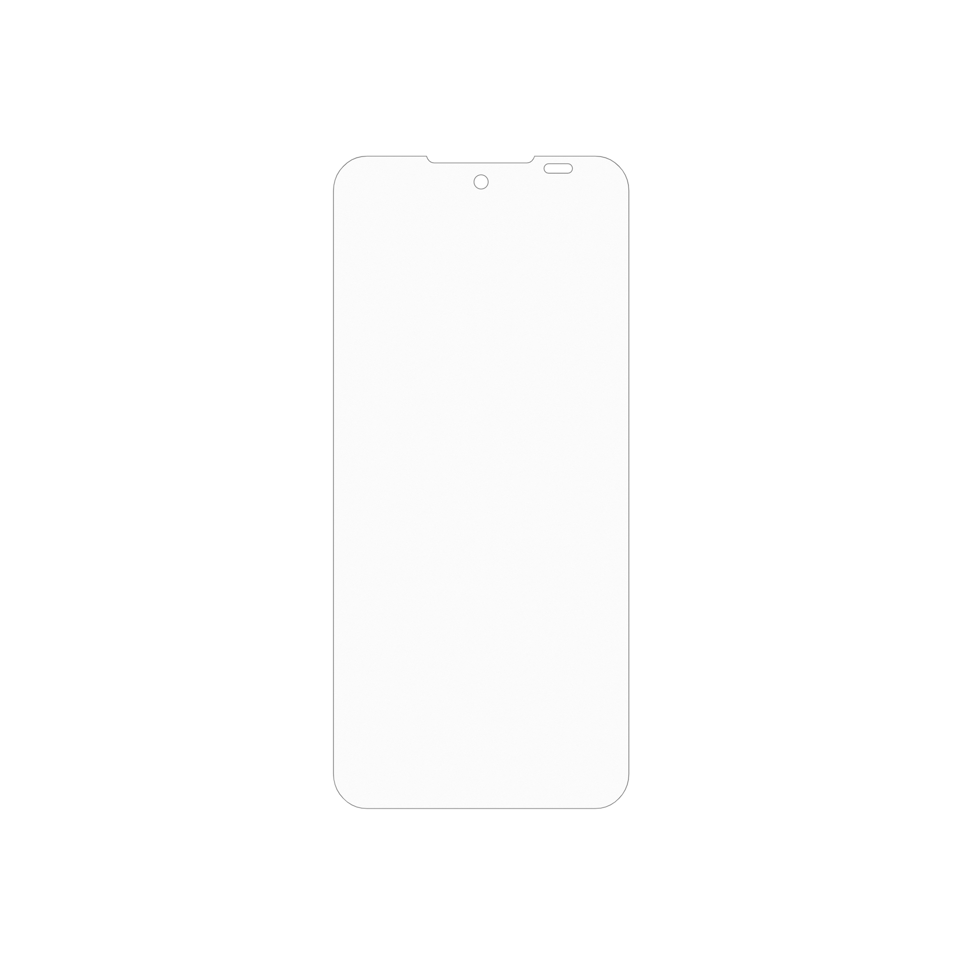 dipos Displayschutz für Sunmi M3, mattierte Oberfläche, geringe Dicke und perfekte Passform