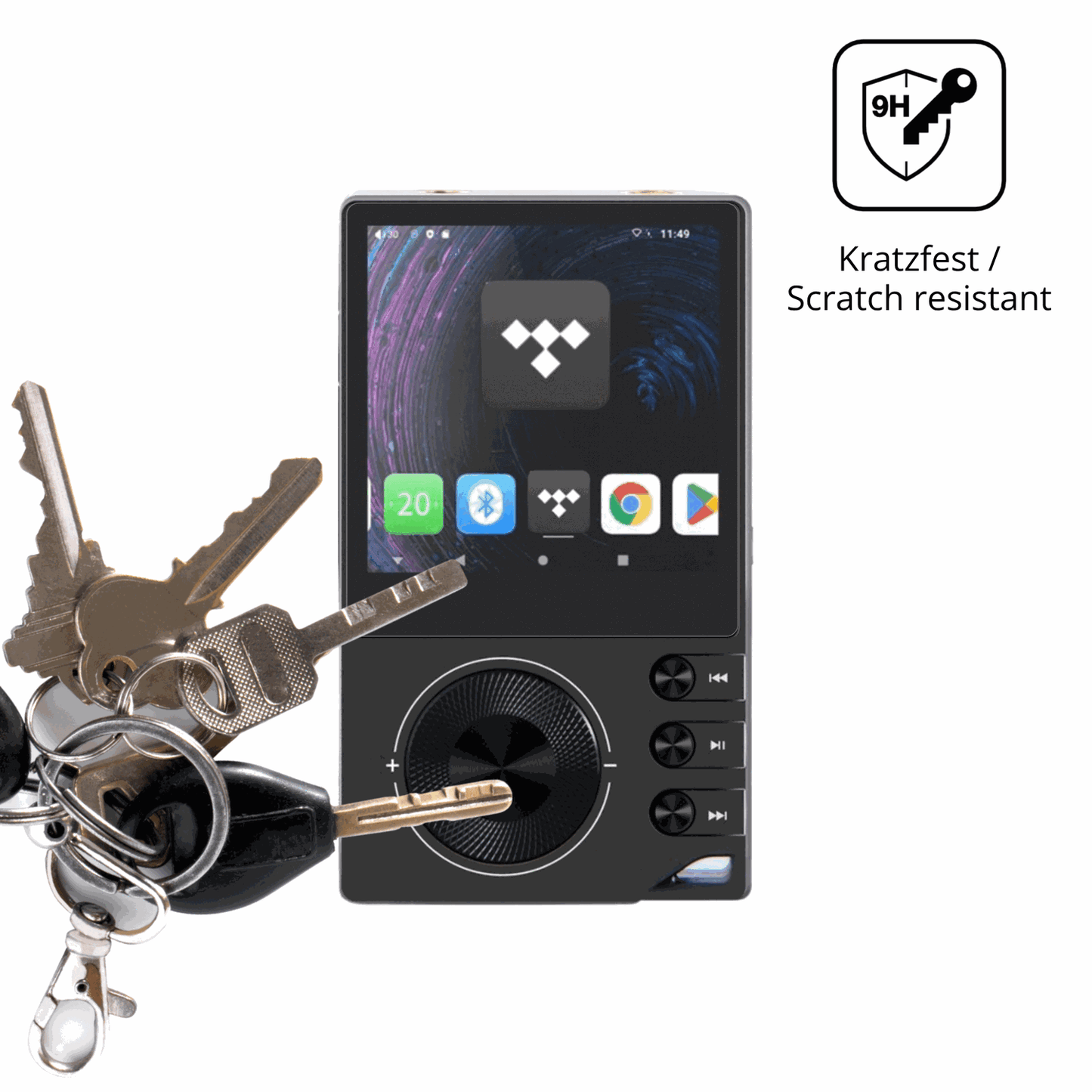 dipos Displayschutz für Surfans F20 Pro, mattierte Oberfläche, robuste Festigkeit und perfekte Passform