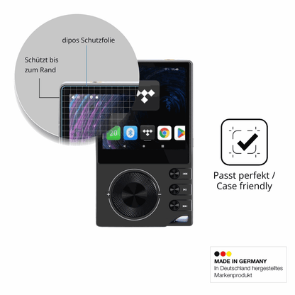 Besonders flexibler Displayschutz mit Anti-Shock-Schicht im Materialmix