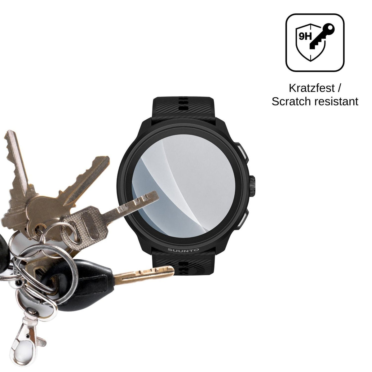 2x Screen Protector for Suunto Run 2 matte Flexible Glass 9H dipos