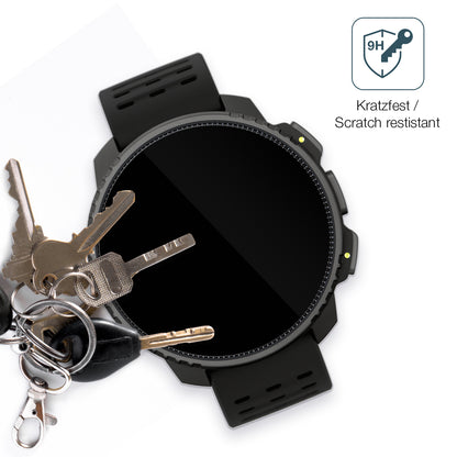 dipos Displayschutz für Suunto Vertical, transparente Oberfläche, perfekte Passform auch für die Rundungen