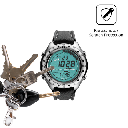 Schutz gegen Kratzer auf dem Suunto Regatta Glas durch Schlüssel oder Ähnliches