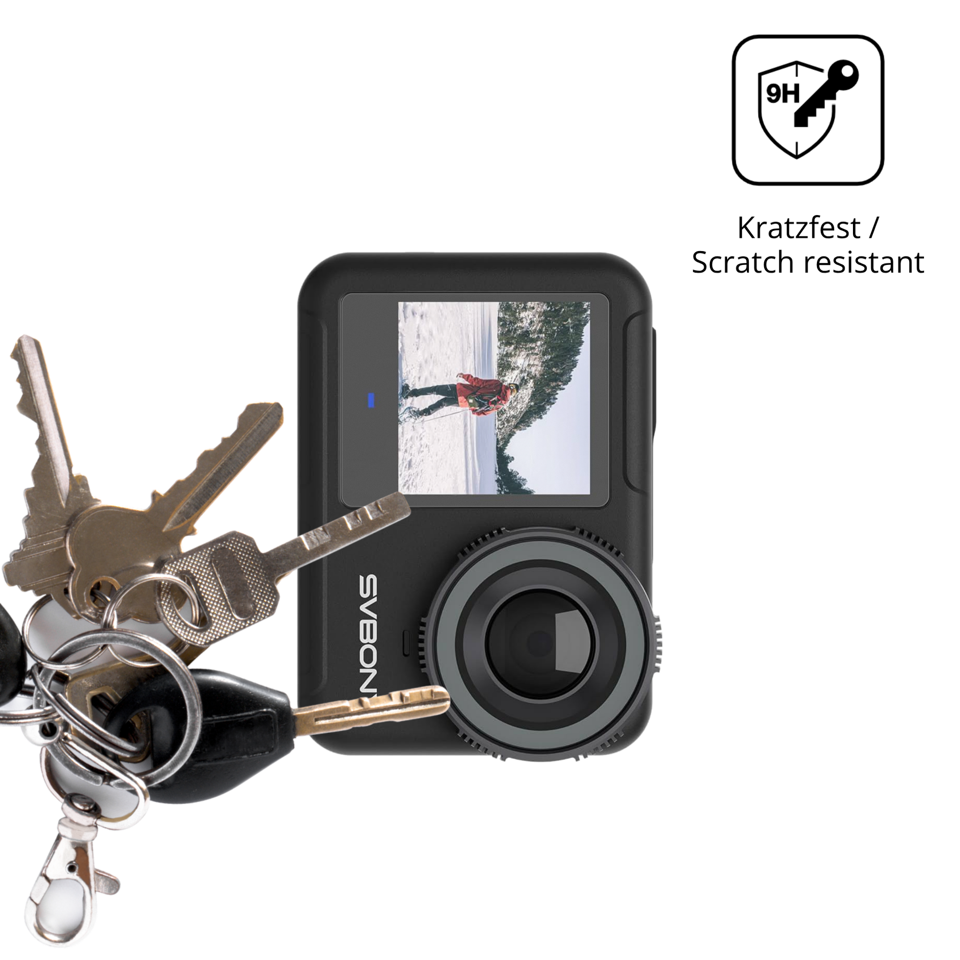 dipos Displayschutz für SVBONY SVGO3 4K, mattierte Oberfläche, robuste Festigkeit und perfekte Passform