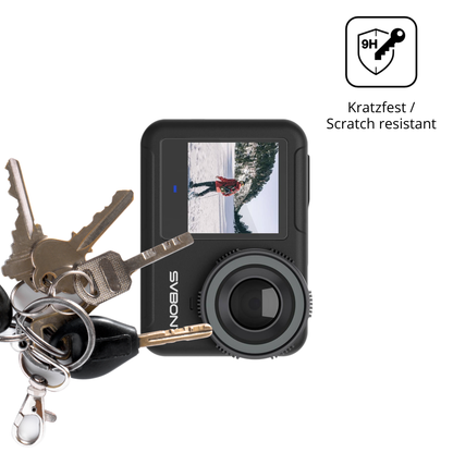 dipos Displayschutz für SVBONY SVGO3 4K, transparente Oberfläche, perfekte Passform auch für die Rundungen