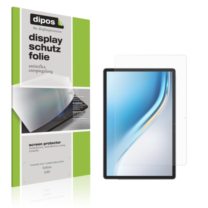 Matte Displayschutzfolie von dipos passend für Svitoo G99, präziser Zuschnitt und blasenfrei montiert