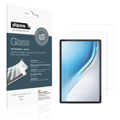 Matte Displayschutzfolie von dipos passend für Svitoo G99, 9H kratzfest und blasenfrei montiert