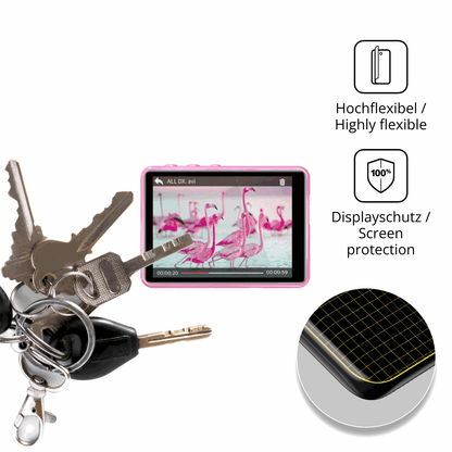 dipos Displayschutz für SWOFY M4, transparente Oberfläche, geringe Dicke und perfekte Passform