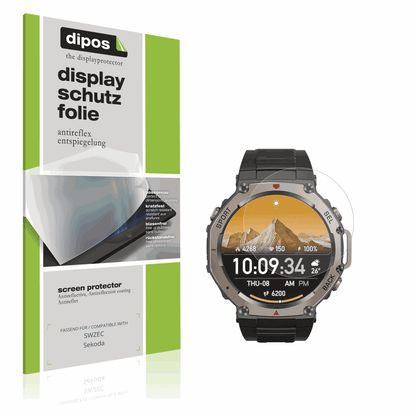 Matte Displayschutzfolie von dipos passend für SWZEC Sekoda, präziser Zuschnitt und blasenfrei montiert