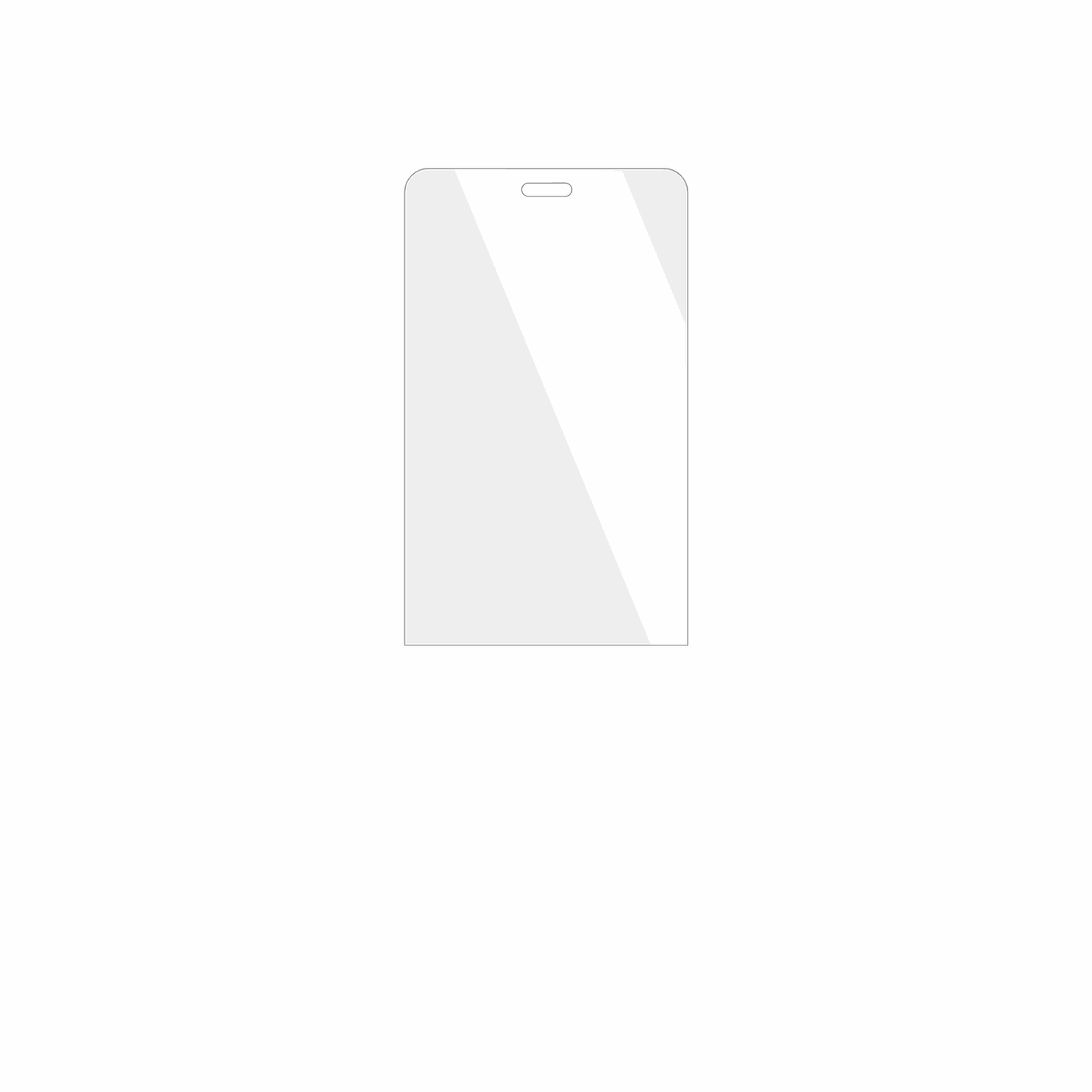 dipos Displayschutz für Sxhlseller Slide Phone, transparente Oberfläche, geringe Dicke und perfekte Passform