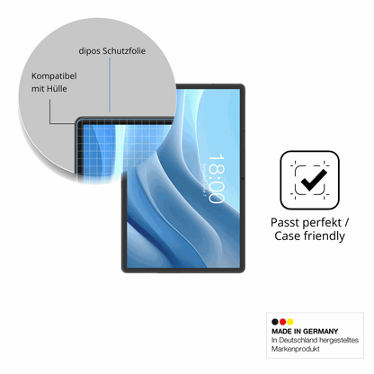 Schutzfolie mit optimaler Passform, zur Verwendung mit Hüllen geeignet