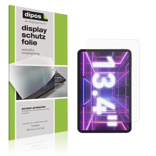 2x Schutzfolie matt für Tabwee T60 Pro 13.4 Zoll Display-Schutzfolie