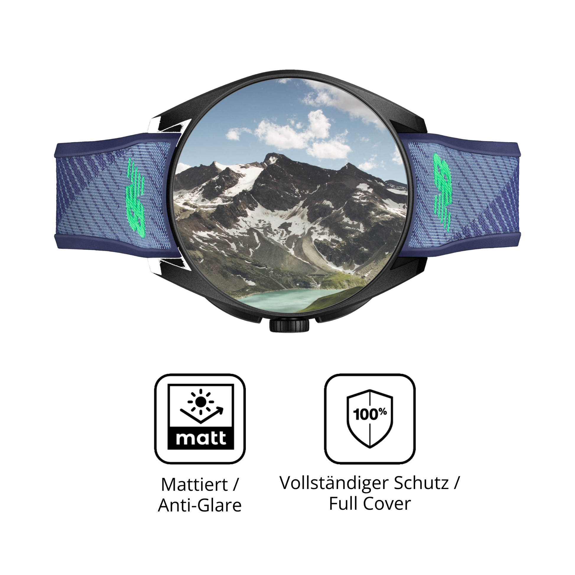 Flexible TPU-Folie passend zugeschnitten für TAG Heuer Connected Calibre E5 X, vollständige Abdeckung