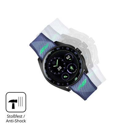 Schutz gegen Kratzer auf dem TAG Heuer Connected Calibre E5 X Glas durch Schlüssel oder Ähnliches