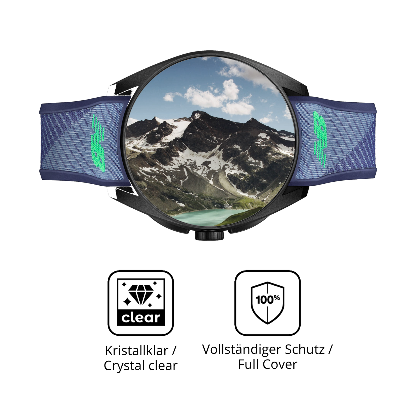 Dünne und klare Folie passend zugeschnitten für TAG Heuer Connected Calibre E5 X