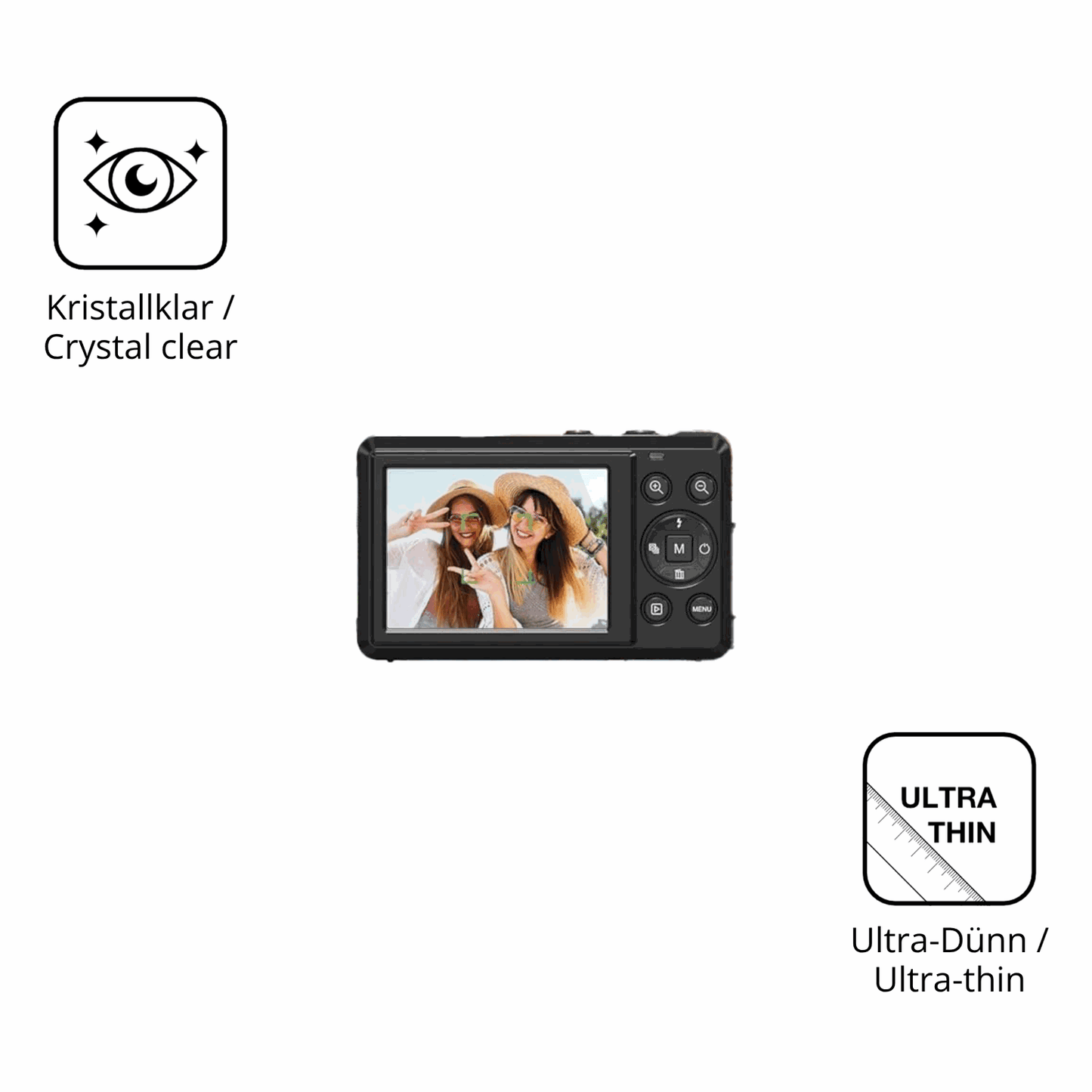 4x Screen Protector for TAUAHA 78 Protection Crystal Clear dipos