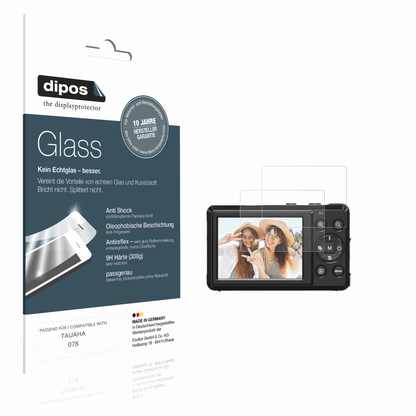 2x Screen Protector for TAUAHA 78 matte Flexible Glass 9H dipos