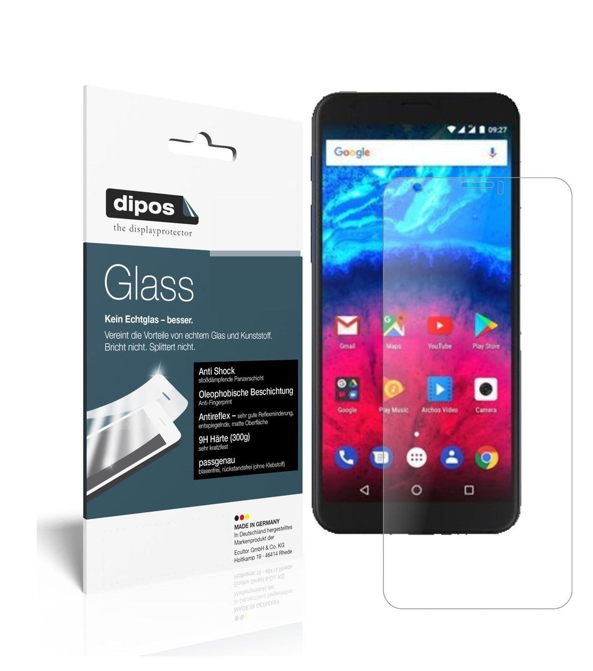 1x 9H Matte Screen Protector for Archos Core 60S