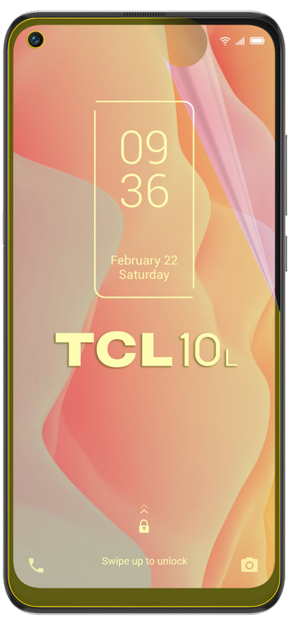 dipos Displayschutz für TCL 10L, transparente Oberfläche, geringe Dicke und perfekte Passform
