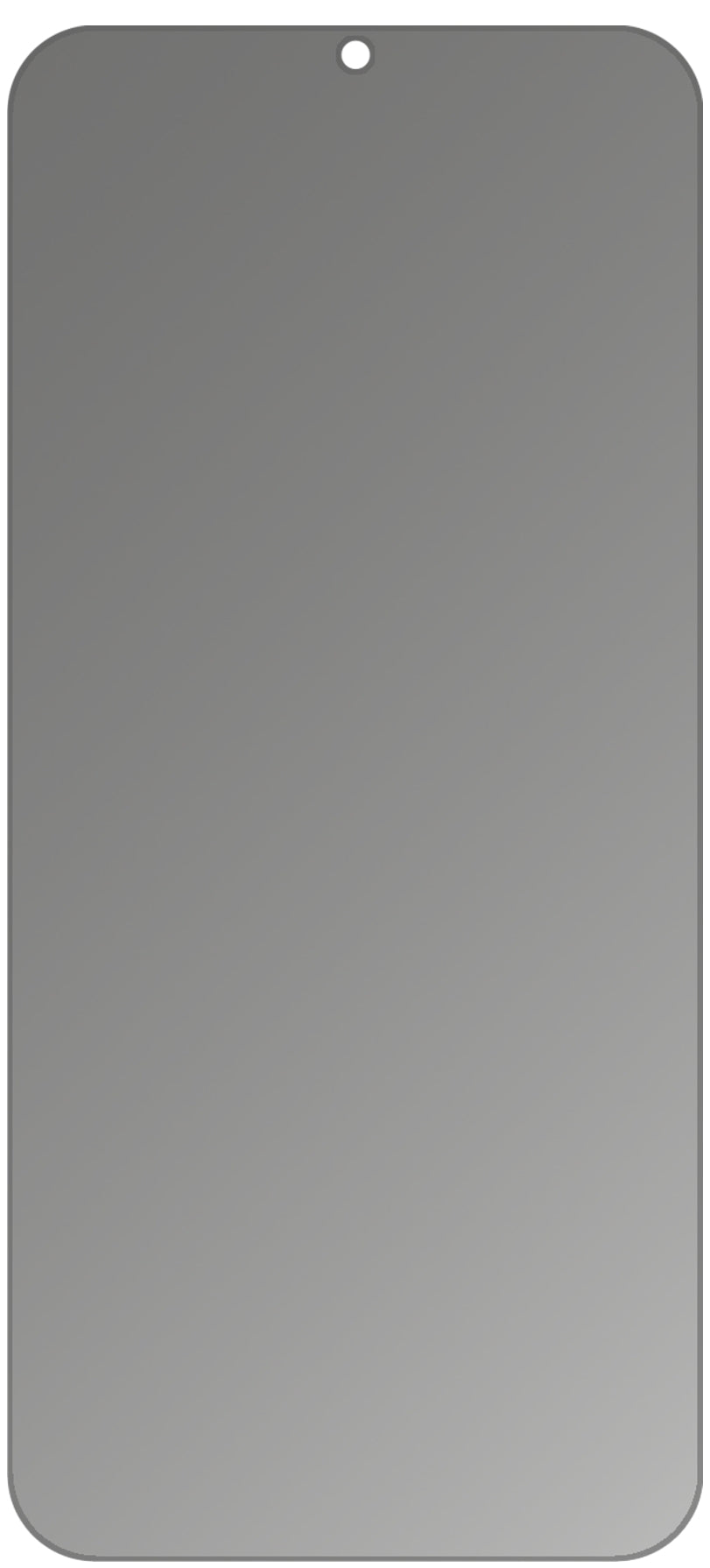 dipos Displayschutz für TCL 205, mattierte Oberfläche, Blickschutzfilter und perfekter Passform
