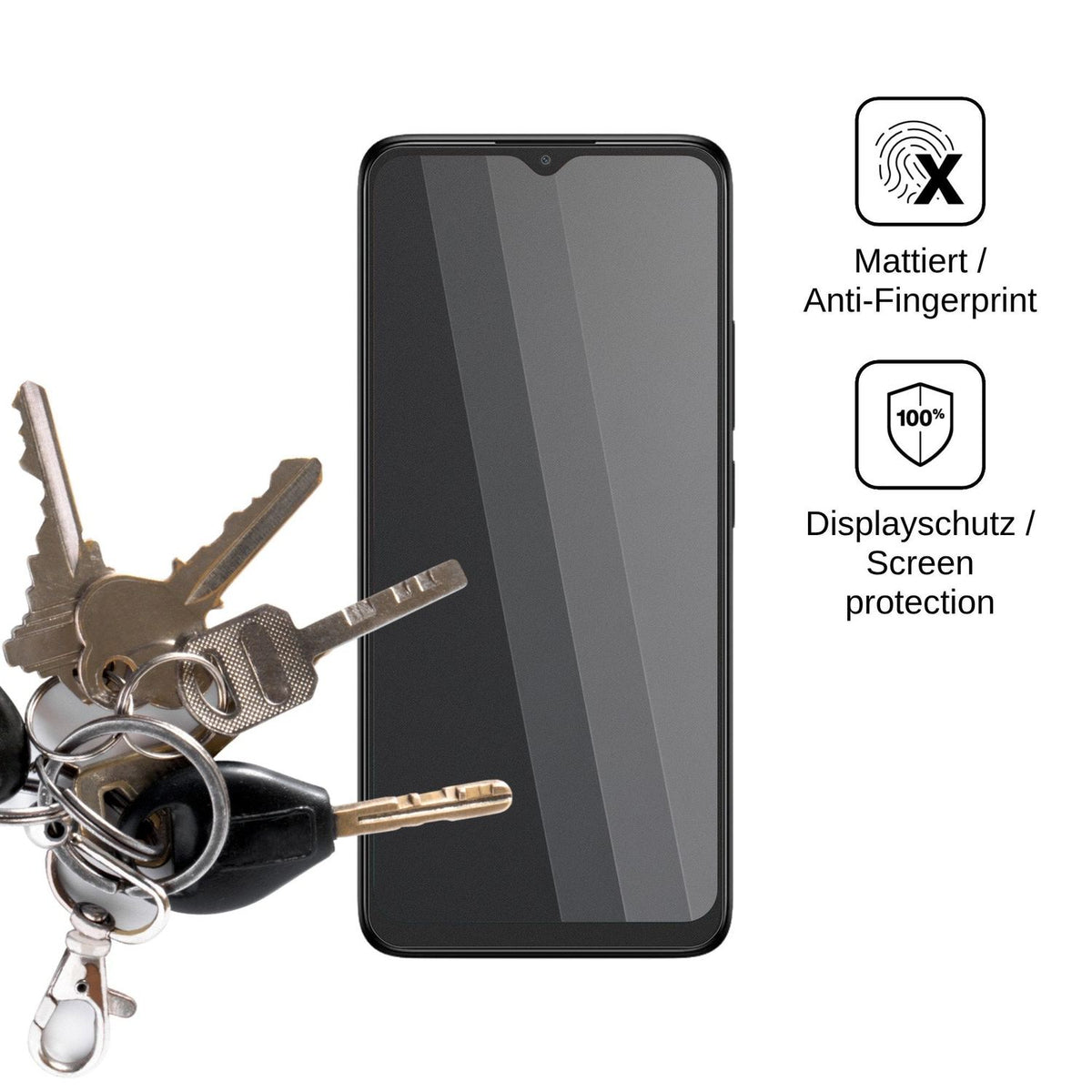 Screen Protector for TCL K12 Privacy Filter 4-Way Protection dipos