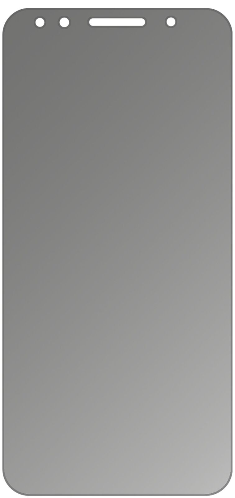dipos Displayschutz für TCL L9 Plus, mattierte Oberfläche, Blickschutzfilter und perfekter Passform